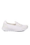 Beyaz Fileli Hafif Esnek Kolay Giyilebilir Kadın Casual Ayakkabı 575 G