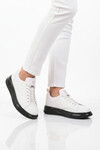 Beyaz Lastik Bağcıklı Erkek Sneaker Balase M
