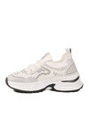 Beyaz Anorak Hafif Taşlı Kadın Casual Ayakkabı 26Y303 G