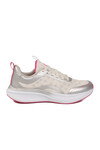 Beyaz Fileli Hafif Esnek Kadın Spor Ayakkabı BNI-11441 G
