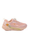 Pembe Misina Bağcıklı Fileli Hafif Kız Çocuk Spor Ayakkabı 2036 F