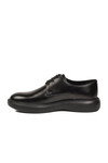 Black Open Genuine Leather Mens Casual Shoes 70914 M