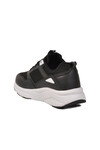 Siyah Beyaz Fileli Hafif Unisex Spor Ayakkabı 2105 Z
