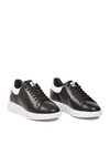 Siyah Beyaz Bağcıklı Unisex Sneaker PC-32722 G