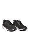Siyah Beyaz Fileli Hafif Unisex Spor Ayakkabı PCI-10102 M