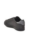 Siyah Füme Cilt Bağcıklı Hafif Unisex Sneaker Bst-1002 G