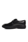 Black Genuine Leather Mens Casual Shoes 70914 M