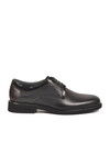 Black Genuine Leather Mens Casual Shoes 023 M
