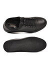 Siyah Hakiki Deri Ortopedik Erkek Casual Ayakkabı 422 M
