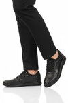 Premium Siyah Hakiki Deri Anatomik Erkek Casual Ayakkabı 703 M
