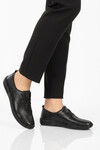 Siyah Hakiki Deri Anatomik Kadın Casual Ayakkabı Premium 04034 Z