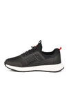 Black Red Light Flexible Lock Lace-Up Mens Sneakers Nans 6006 M