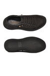 Siyah Nubuk Hakiki Deri Ortopedik Kadın Casual Ayakkabı 5605 Z