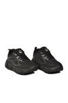 Siyah Fileli Hafif Esnek Hafızalı Taban Unisex Spor Ayakkabı BNI-11500 G