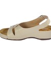 Beige Heel Gel Supported Womens Slippers 09-192 Z