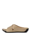 نعال نسائية تشريحية كاجوال باللون البيج 16.004