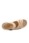 Beige Anatomic Velcro Womens Sandals 16.035 Z