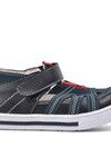 Navy Blue Red Orthopedic Boys Shoes 210108 C