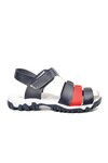 Navy Blue-White Boys Sandals Şng 210111 F
