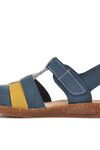 Navy Blue Mustard Orthopedic Boys Sandals 210111 C