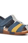 Navy Blue Mustard Orthopedic Boys Sandals 210111 C