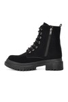 Black Suede Non-Slip Sole Womens Boots 220201 Z