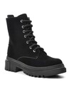 Black Suede Non-Slip Sole Womens Boots 220201 Z