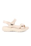 Beige Womens Flat Sandals 336 Z
