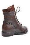 Brown Genuine Leather Womens Boots 502 Z