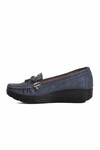 Navy Blue Womens Casual Shoes Ayakmod 525 Z