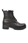 Black Genuine Leather Womens Boots 670 Z