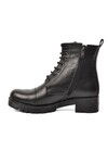 Black Genuine Leather Womens Boots 670 Z