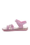 Pembe Simli  Kız Çocuk Düz Sandalet Ayakmod Arz 1000 F