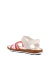 White Fuchsia Orthopedic Girls Sandals 1100 F