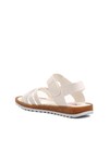 White Orthopedic Girls Sandals 1100 F