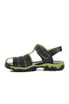 Black Orthopedic Boys Sandals 3100 F