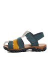Navy Blue Yellow Boys Sandals Şng 210111 P