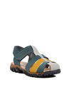 Navy Blue Yellow Boys Sandals Şng 210111 P