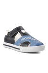 Navy Blue-White-Denim Boys Casual Shoes Ayakmod Şng 2900 F