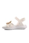 White Girl Flat Sandals Ayakmod Şng 8010 F