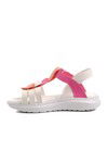 White Fuchsia Girls Orthopedic Sandals Şng 8020 F