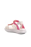 White Fuchsia Girls Orthopedic Sandals Şng 8020 F