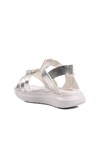 Silver Girl Flat Sandals Ayakmod Şng 8020 P