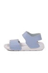Bebe Mavisi Cırtlı Kız Bebek Sandalet BN-1252 B