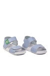Bebe Mavisi Cırtlı Kız Bebek Sandalet BN-1252 B