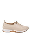 Bej Lastik Bağcıklı Hafif Kadın Casual Ayakkabı 060 Z