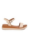 Bej Hafif Yumuşak Taban Kadın Sandalet 335333 Z