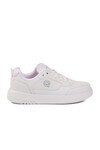 Beyaz Bağcıklı Hafif Esnek Unisex Günlük Ayakkabı BST-2081 G