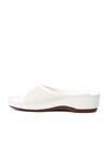 White Womens Slippers 09-701 Z