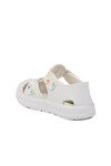 Beyaz Cırtlı Hafif Bebek Sandalet BN-1407 B